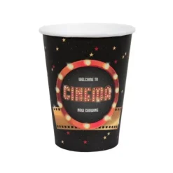 10 Gobelets en carton - Cinéma Hollywood