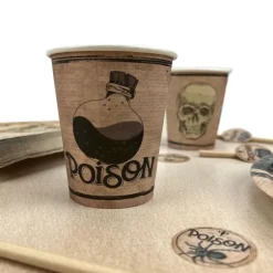8 Gobelets en carton - 25 cl - Collection Poison-Potion