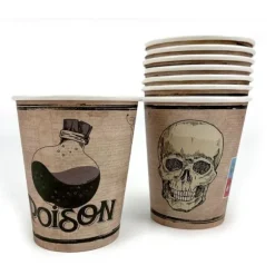 8 Gobelets en carton - 25 cl - Collection Poison-Potion