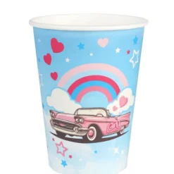 10 gobelets en carton - 27 cl - Collection Girly