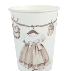 6 gobelets en carton - 27 cl - Collection Little Teddy