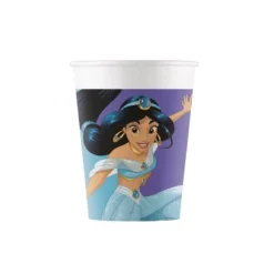8 Gobelets en carton - 20 cl - Princesse Jasmine