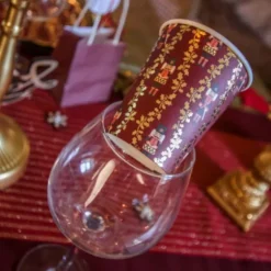 8 Gobelets en carton - Collection Casse-Noisette Bordeaux