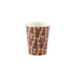 8 Gobelets en carton - Collection Casse-Noisette Bordeaux