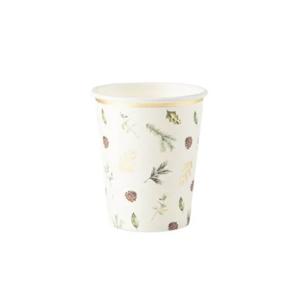 8 Gobelets en carton - Collection Forêt Enchantée