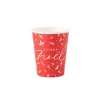 8 Gobelets en carton - Collection Holly Christmas