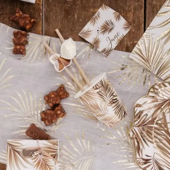 8 Gobelets en carton - Collection Tropicool