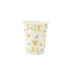 8 Gobelets en carton - Collection Mimosa