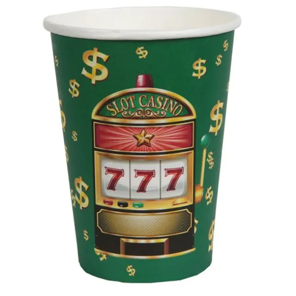 10 Gobelets en carton - Collection Casino