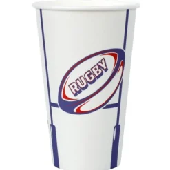 10 gobelets en carton FSC® - 50 cl - Collection Rugby