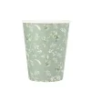 8 gobelets en carton FSC® - 255 ml - Collection Greenery