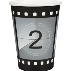 10 gobelets en carton FSC® - 270 ml - Collection The Cinema