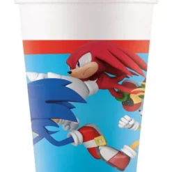 8 gobelets en carton FSC® - 200 ml - Sonic the Hedgehog™