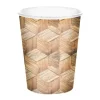10 Gobelets en carton - Marqueterie - 25 cl