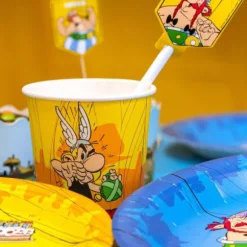 8 gobelets en carton - 250 ml - Astérix ®