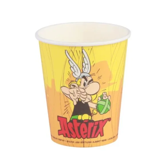 8 gobelets en carton - 250 ml - Astérix ®