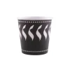 50 Gobelets en Carton Recyclables - Noir - 12 cl