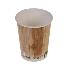 50 gobelets en Cellulose et PLA avec décor Palmier - 12,5 cl