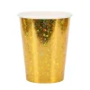 10 gobelets étoilés en carton - 25 cl - Couleur au choix