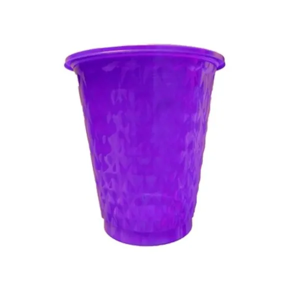 100 gobelets transparents en plastique réutilisable - 20 cl