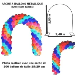 Grande Arche à Ballons en Métal