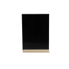 Grande Ardoise double face sur socle en bois