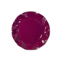 10 Grandes Assiettes Vagues - Prune