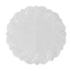 6 Grands Napperons Papier Dentelle