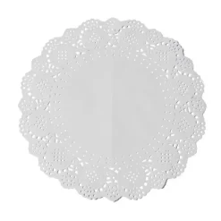 6 Grands Napperons Papier Dentelle