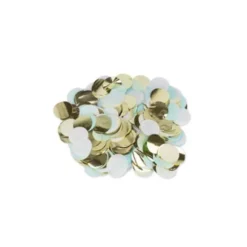 Gros Confettis - Bleu Ciel, Blanc et Or