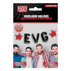 Guirlande ballons - Enterrement de vie de garçon (EVG)