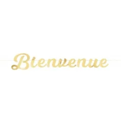 Guirlande Bienvenue - 1M40 - Or