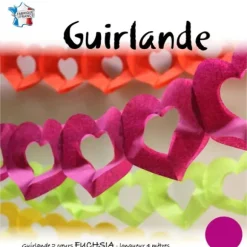 Guirlande Cœur Fuchsia
