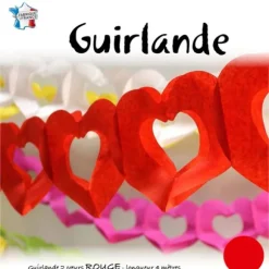Guirlande Cœur Rouge