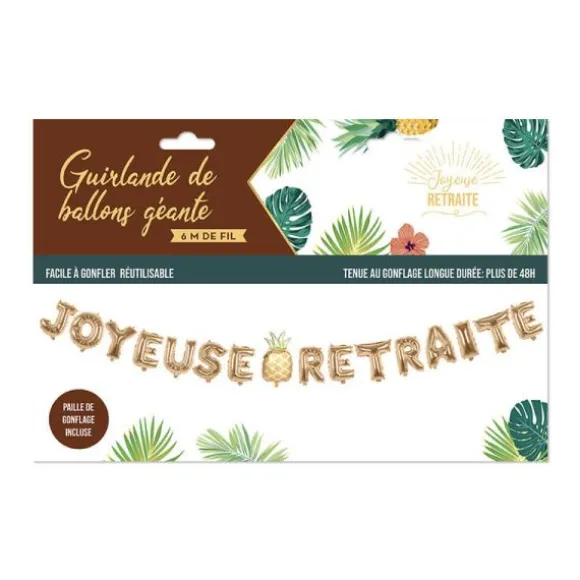 Guirlande de ballons - Joyeuse Retraite