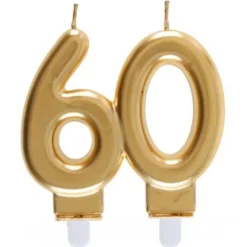 Guirlande de Fanions Anniversaire Métallique - Argent - Age au Choix