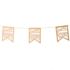 Guirlande de Fanions "Communion" en Kraft