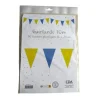 Guirlande de 30 fanions - Jaune et Bleu - 10m