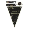 Guirlande de 10 fanions "Joyeux Anniversaire" - 3 m - Collection Happy Party