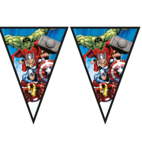 Guirlande de 9 fanions - 2,3 m - Avengers™