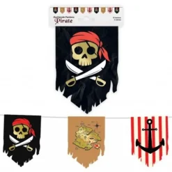 Guirlande de 10 fanions - 3 m - Collection Pirate