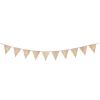 Guirlande de 10 fanions multicolores avec dorure pour anniversaire - 3 m - Âge au choix