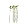 Guirlande de glycine tombante bleue avec feuillage - 180 cm