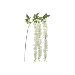 Guirlande de glycine tombante bleue avec feuillage - 180 cm