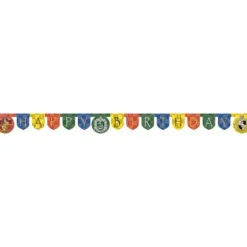 Guirlande de lettres en papier - Happy Birthday - 2 m - Harry Potter™