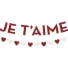 Guirlande de lettres - Je t'aime - Saint-Valentin - Collection Chéri Chérie