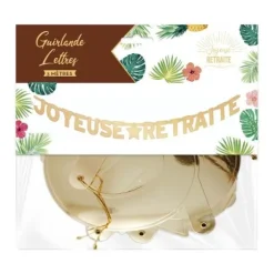 Guirlande de lettres - Joyeuse Retraite