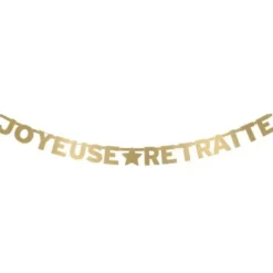 Guirlande de lettres - Joyeuse Retraite