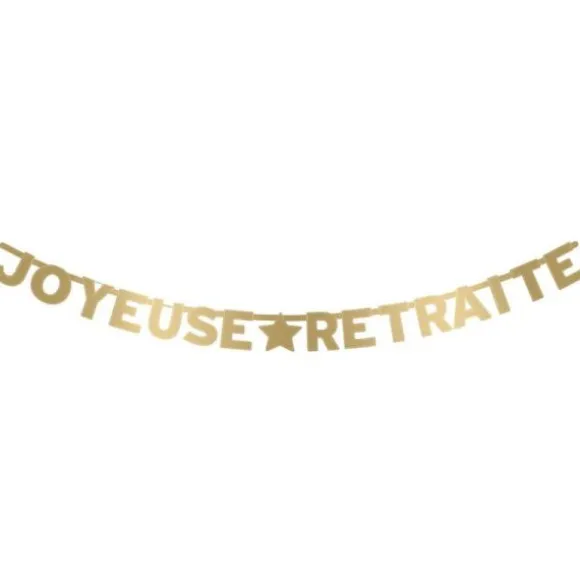 Guirlande de lettres - Joyeuse Retraite