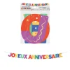 Guirlande de lettres "Joyeux Anniversaire" - 4 m - Collection Récréation Multicolore